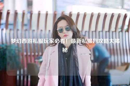 夢(mèng)幻西游私服玩家必看！最新私服網(wǎng)攻略大揭秘