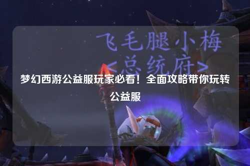 夢幻西游公益服玩家必看！全面攻略帶你玩轉(zhuǎn)公益服