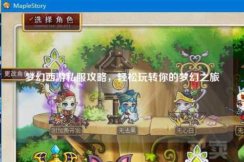 夢幻西游私服攻略，輕松玩轉(zhuǎn)你的夢幻之旅